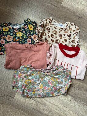 Sleepy Girl Pajama Bundle (5 Pairs) | Size 18-24 mos